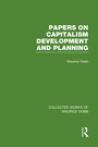 Cover: Papers on Capitalism, Development and Planning - Routledge