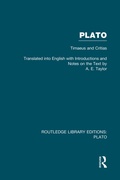 Cover: Plato: Timaeus and Critias (RLE: Plato) - Routledge