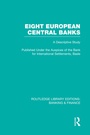 Bild: Eight European Central Banks (RLE Banking & Finance) - Routledge