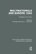 Cover: Multinationals and Europe 1992 (RLE International Business) - Routledge