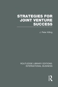 Cover: Strategies for Joint Venture Success (RLE International Business) - Routledge