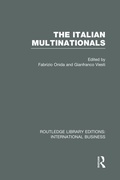 Cover: The Italian Multinationals (RLE International Business) - Routledge