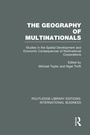Cover: The Geography of Multinationals (RLE International Business) - Routledge
