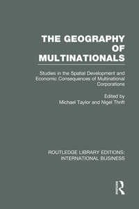 Enlarge image Cover: The Geography of Multinationals (RLE International Business) - Routledge