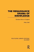 Cover: The Renaissance Drama of Knowledge - Routledge