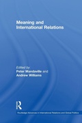 Cover: Meaning and International Relations - Routledge