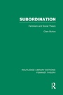 Cover: Subordination (RLE Feminist Theory) - Routledge
