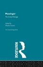 Cover: Massinger - Routledge