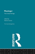 Cover: Massinger - Routledge