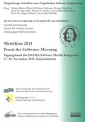 Cover: MetriKon 2011 - Praxis der Software-Messung - Shaker