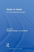 Cover: Hayek on Hayek - Routledge