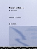 Cover: Microfoundations - Routledge