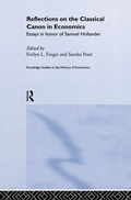 Cover: Reflections on the Classical Canon in Economics - Routledge