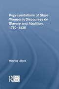 Cover: Representations of Slave Women in Discourses on Slavery and Abolition, 1780-1838 - Routledge