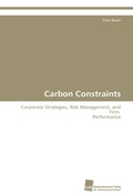 Cover: Carbon Constraints - S&uuml;dwestdeutscher Verlag f&uuml;r Hochschulschriften