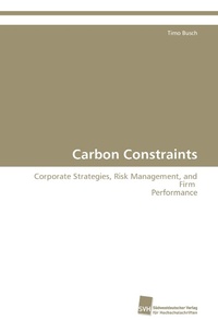Enlarge image Cover: Carbon Constraints - Südwestdeutscher Verlag für Hochschulschriften