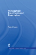 Cover: Philosophical Experiments and Observations - Routledge