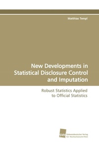 Enlarge image Cover: New Developments in Statistical Disclosure Control and Imputation - Südwestdeutscher Verlag für Hochschulschriften