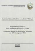 Cover: Wirtschaftsinformatik, Entscheidungstheorie und -praxis - Shaker