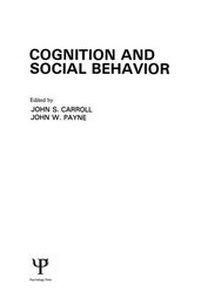 Enlarge image Cover: Cognition and Social Behavior - Psychology Press Ltd