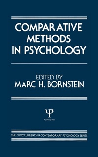 Enlarge image Cover: Comparative Methods in Psychology - Lawrence Erlbaum Associates Inc