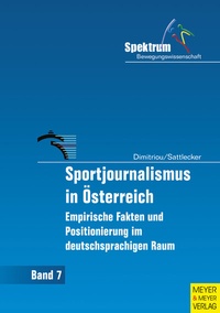 Abbildung von: Sportjournalismus in Österreich - Meyer & Meyer