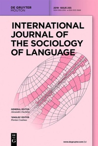 Abbildung von: International Journal of the Sociology of Language - De Gruyter Mouton