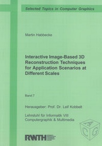 Enlarge image Cover: Interactive Image-Based 3D Reconstruction Techniques for Application Scenarios at Different Scales - Shaker