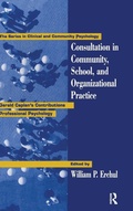 Cover: Consultation In Community, School, And Organizational Practice - Taylor & Francis