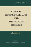 Cover: Clinical Neuropsychology and Cost Outcome Research - Psychology Press Ltd