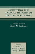 Cover: Achieving the Radical Reform of Special Education - Routledge