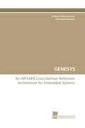 Cover: Genesys an Artemis Cross-Domain Reference Architecture for Embedded Systems - S&uuml;dwestdeutscher Verlag f&uuml;r Hochschulschriften