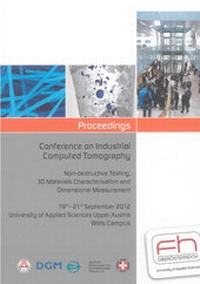 Enlarge image Cover: Conference on Industrial Computed Tomography (ICT) 2012 - Shaker