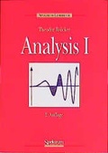 Cover: Analysis, Band I - Spektrum Akademischer Verlag