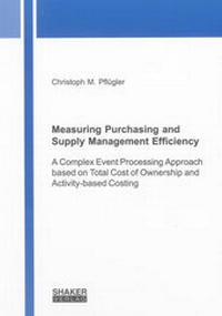 Abbildung von: Measuring Purchasing and Supply Management Efficiency - Shaker