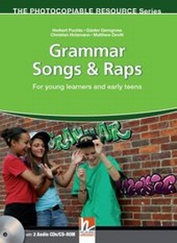 Enlarge image Cover: Grammar Songs & Raps, mit 2 Audio-CDs + 1 CD-Rom - Helbling