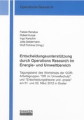 Cover: Entscheidungsunterst&uuml;tzung durch Operations Research im Energie- und Umweltbereich - Shaker