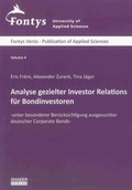 Cover: Analyse gezielter Investor Relations f&uuml;r Bondinvestoren - Shaker