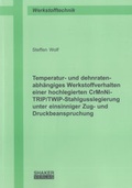 Cover: Temperatur- und dehnratenabh&auml;ngiges Werkstoffverhalten einer hochlegierten CrMnNi-TRIP/TWIP-Stahlgusslegierung unter einsinniger Zug- und Druckbeanspruchung - Shaker