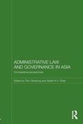 Cover: Administrative Law and Governance in Asia - Routledge