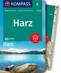Abbildung von: KOMPASS Wanderführer Harz - KOMPASS-Karten