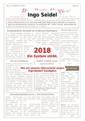 Cover: 2018 Ein System stirbt - BoD - Books on Demand