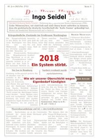 Enlarge image Cover: 2018 Ein System stirbt - BoD - Books on Demand