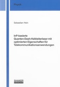 Cover: InP-basierte Quanten-Dash-Halbleiterlaser mit optimierten Eigenschaften f&uuml;r Telekommunikationsanwendungen - Shaker