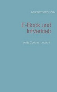 Enlarge image Cover: E-Book Und Intvertrieb - Books on Demand