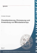Cover: Charakterisierung, Einmessung und Anwendung von Mikrotasterarrays - Shaker