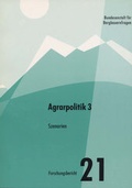 Cover: Agrarpolitik - Bundesanstalt f&uuml;r Agrarwirtschaft und Bergbauernfragen