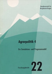 Enlarge image Cover: Agrarpolitik - Bundesanstalt für Agrarwirtschaft und Bergbauernfragen
