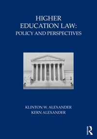 Enlarge image Cover: Higher Education Law - Routledge