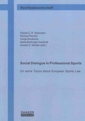 Cover: Social Dialogue in Professional Sports - Shaker